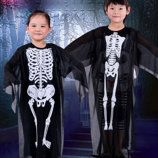 HALLOWEENSKÉ ŠATY SKELETON SKELETOR VOĽNÝ