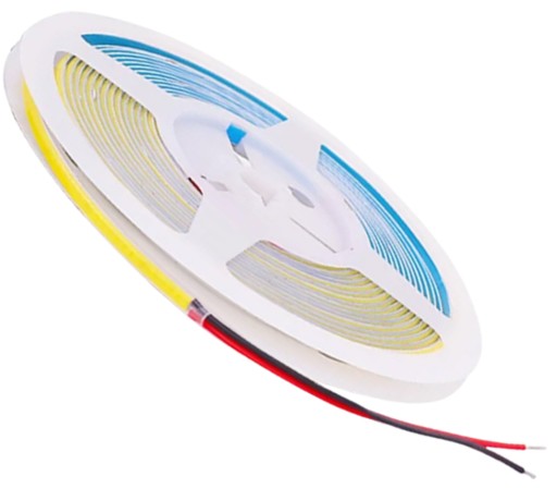 COB Prémiová lišta na nábytok 12V IP44 studená biela 320LED/m 6,7W/m 1m