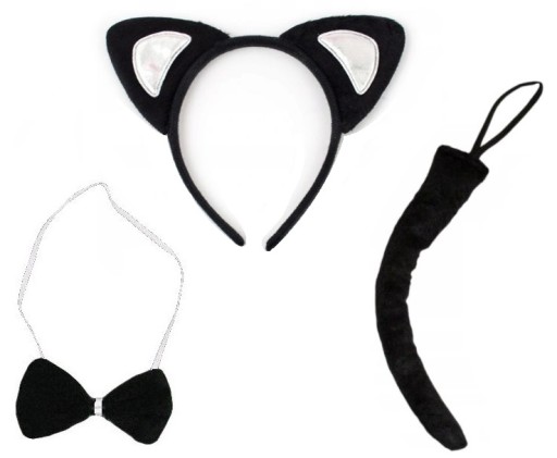 Motýlik Kitty Kitten Cat Day s ušami