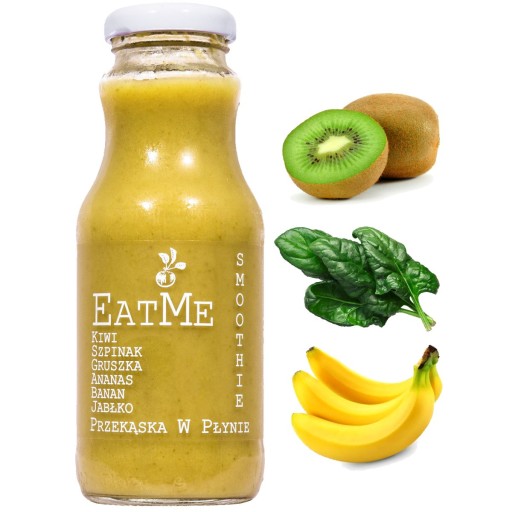 EatMe Smoothie 250 ml Kiwi Špenát Banán