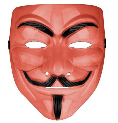 ANONYMNÁ MASKA V FOR VENDETTA STOP ACTA PÁRTY RUŽOVÝCH LESKOV