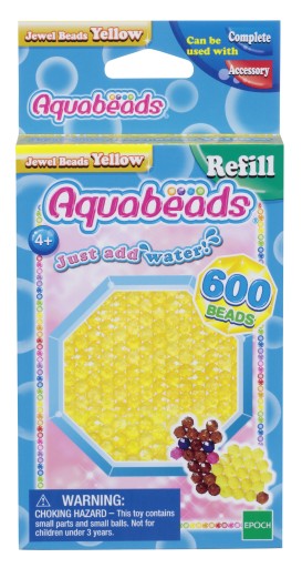 Aquabeads Yellow Jewel Beads 32688