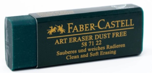 Bezprašná guma FABER CASTELL ART Zelená