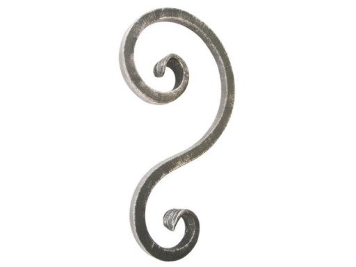 TYP ŠPIRÁLOVÉHO PRVKU - S 230x120 60, 12x12MM