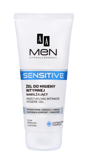 AA Men Sensitive gél na intímnu hygienu 200 ml 227 g