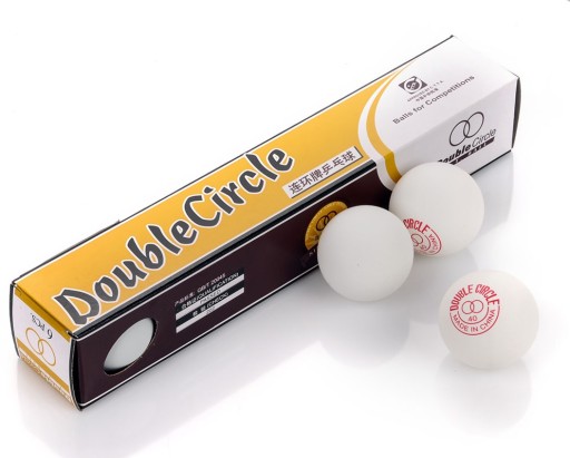Sada 6 ks pingpongových loptičiek, biela, na stolný tenis