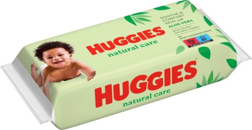 Huggies Natural Care vlhčené obrúsky 56 ks.