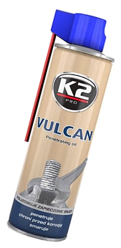 K2 VULCAN ODSTRAŇOVANIE HRDZE PRE ZAPEMENENÉ SKRUTKY 250ml