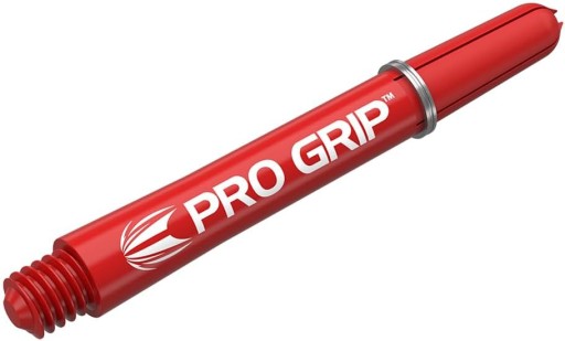 Target Darts Shaft Pro Grip Intermediate, 3 kusy, červená