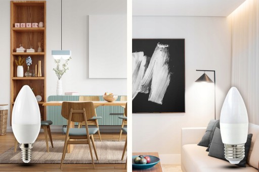 LED žiarovka E14 C37 1W Sviečka Neutrálna farba