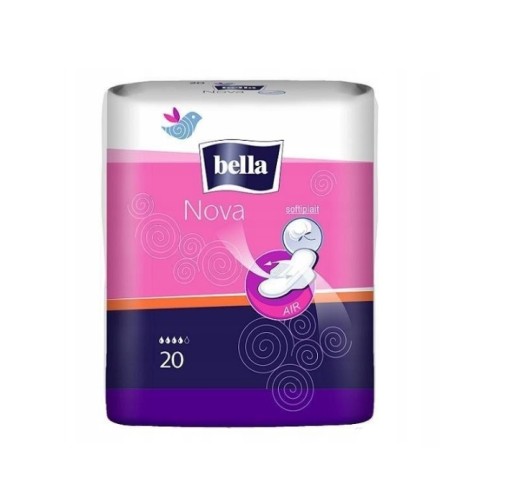 Hygienické vložky Bella s krídelkami, 20 ks.