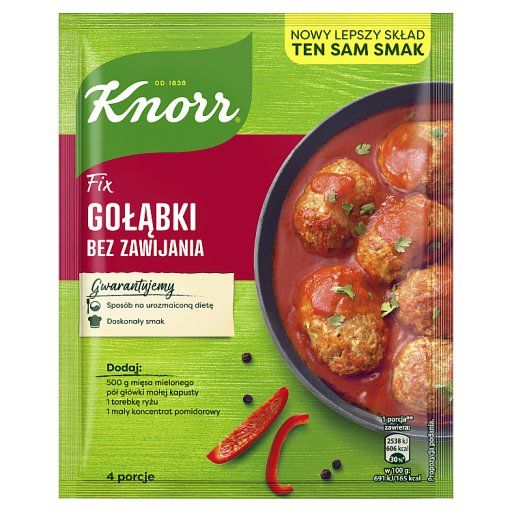 Knorr Fix plnené kapustové rolky bez obalu 64 g