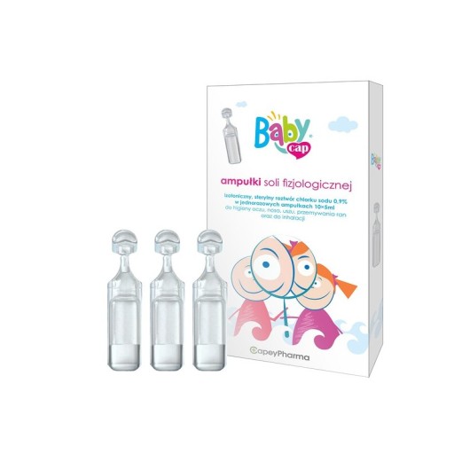 Babycap fyziologické ampulky 10 ampérov. 5 ml