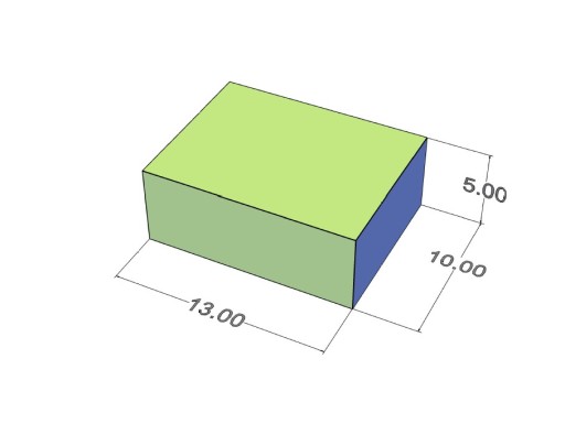 Neodymový tanierový magnet 13x10x5 N38H 120 St.C