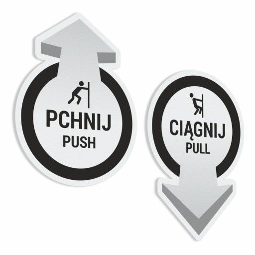 Nálepky Push Pull Push Pull