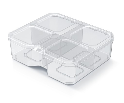 ORGANIZÁTOR NA NÁRADIE TRANSPARENTNÁ SQR BOX 15 VYSOKÝ BOX