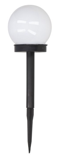 SOLÁRNA LED ZÁHRADNÁ LAMPA BIELA 10CM
