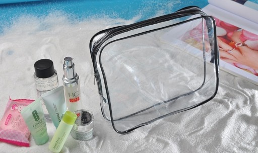 Kozmetická taštička 3 ks Travel Organizer Transparent