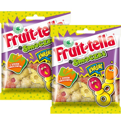 Cumlíky ovocno-tella kyslé želé 2x90g