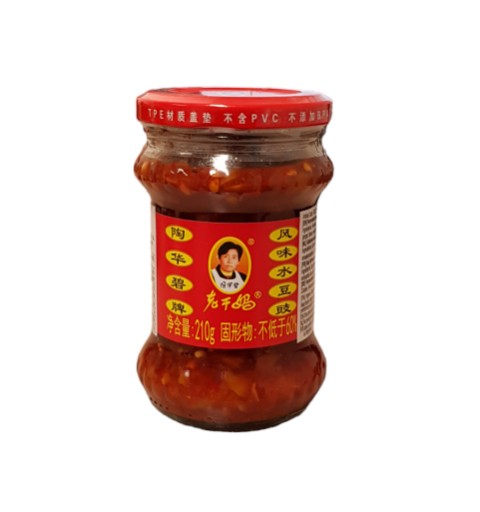 Lao Gan Ma Fermentované sójové bôby s čili 210g