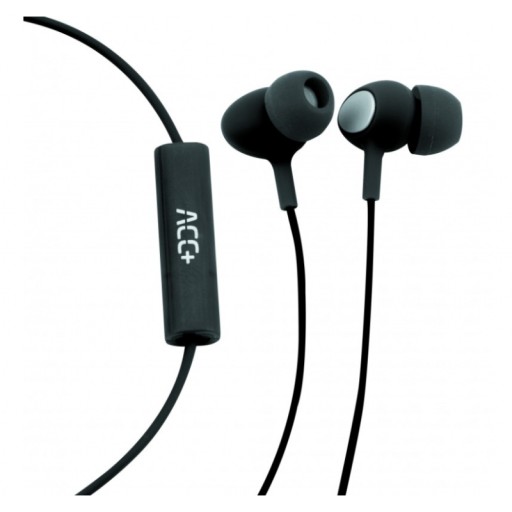 Slúchadlá do uší ACC+ SOUL 2 MAXCOM, ČIERNA, VEĽKÁ KVALITA, 3,5 MM JACK