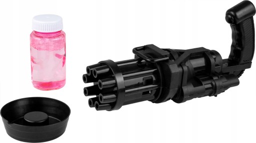BUBBLE GUN stroj na mydlo kompletná sada s tekutinou