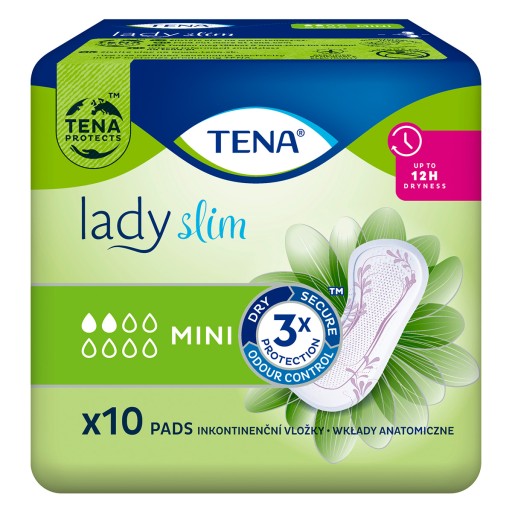 Tena Lady Slim Mini 10 ks - anatomické vložky