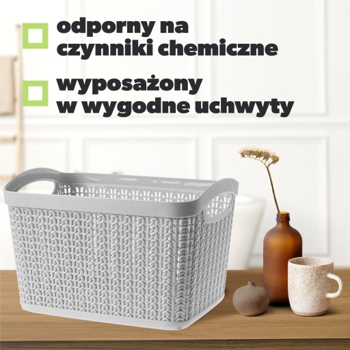 PLASTOVÝ KOŠÍK NÁDOBA 6,6L FARBY