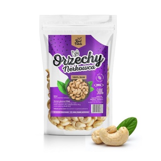 SKUTOČNÉ POTRAVINY - CELÉ KEŠU ORIECHY 500G