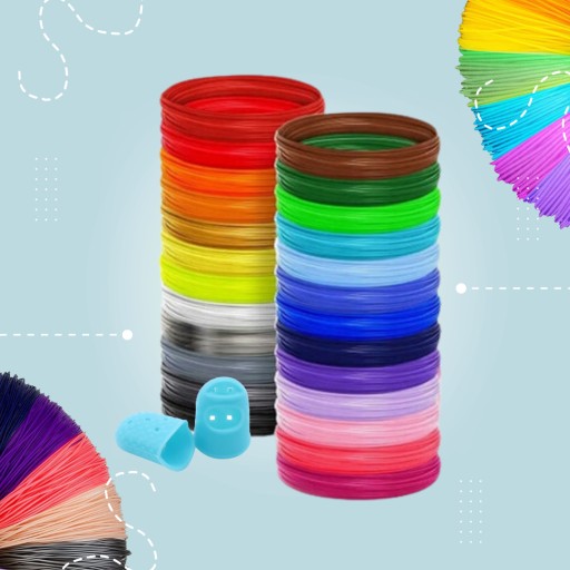 PLA FILAMENT DO 3D PERÁ NÁPLNE NÁPLNE DO 3D PERO 100M 20 FAREB