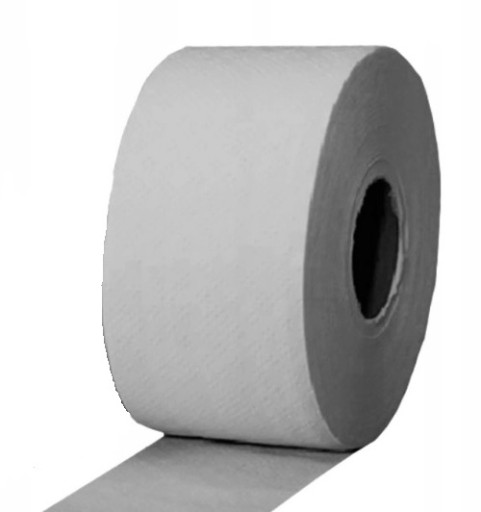 TOALETNÝ PAPIER ŠEDÝ JUMBO fi19 NA ZÁSOBNÍK 130m 1 ROL