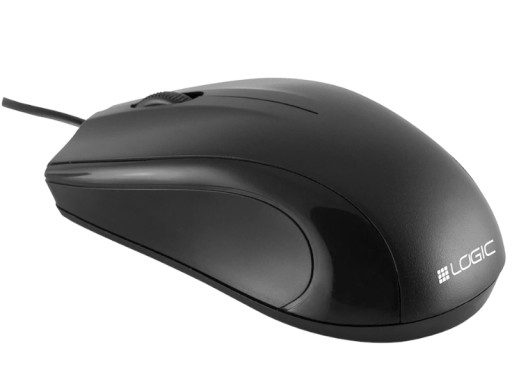 Káblová optická myš LOGIC LM-12 1000 DPI, ideálna pre kancelársku prácu