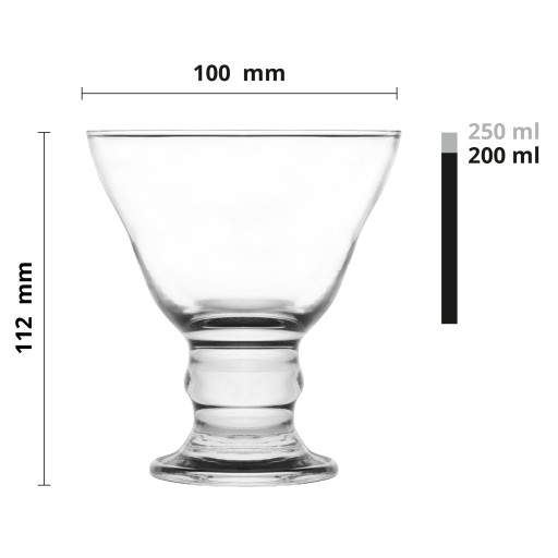 Zmrzlinový a dezertný pohár Glasmark