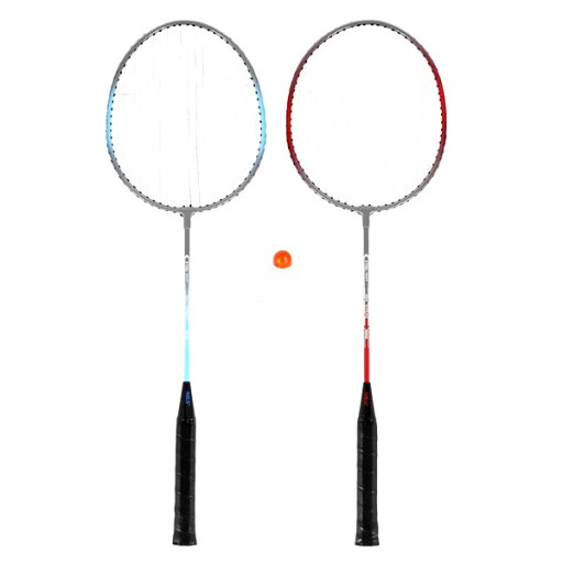 Kovový bedmintonový set rakiet + loptička pre deti NILS
