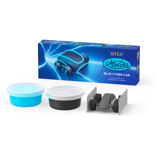HEJ HLINA PLASTOVÉ HMOTY MOTORY BLUE CYBER CARS auto auto