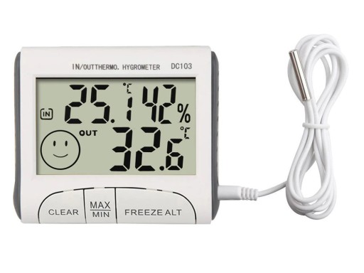 METEOROLOGICKÁ STANICA POČASIE TEPLOMER HYGROMETER SNÍMAČ