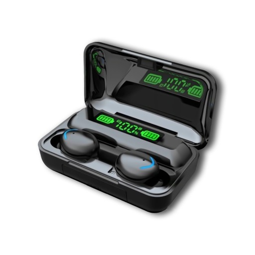 BEZDRÔTOVÉ BLUETOOTH BT 5.1 ŠPORTOVÉ SLÚCHADLÁ TWS F9 POWERBANK