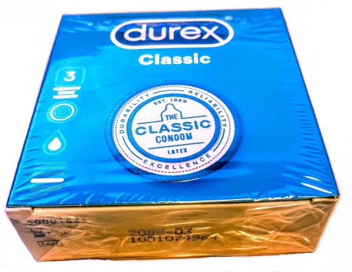 Durex Classic kondómy 3 ks.