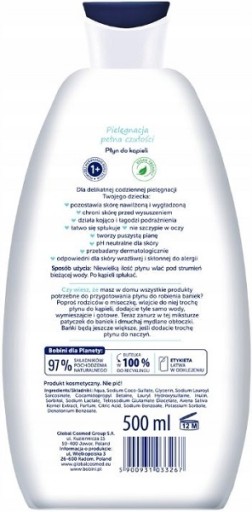 Bobini Kids hypoalergénna pena do kúpeľa 500 ml