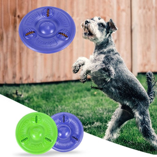 FRISBEE LIETAJÚCI KOTOUČ PRE PSOV, HRUBÁK, ÚSTUPOVÁ HRAČKA
