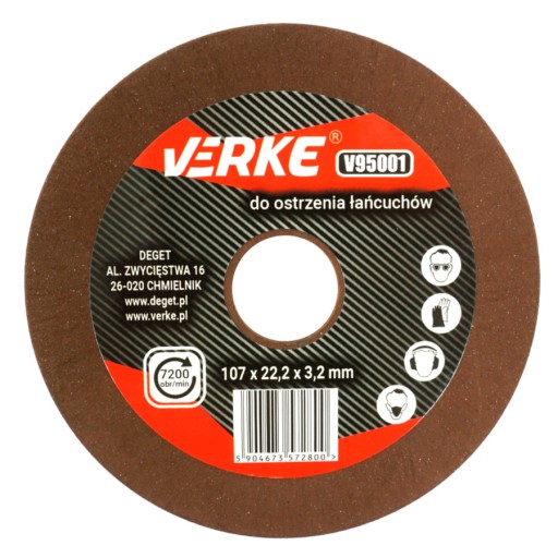 BRÚCI KOTÚČ NA REŤAZE NA BRÚSENIE REŤAZÍ 107x22,2x3,2mm