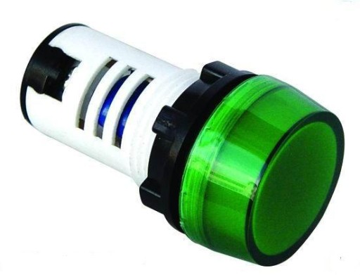 ZELENÝ LED INDIKÁTOR 24V AC/DC TORUŃ NOWA FV / GW