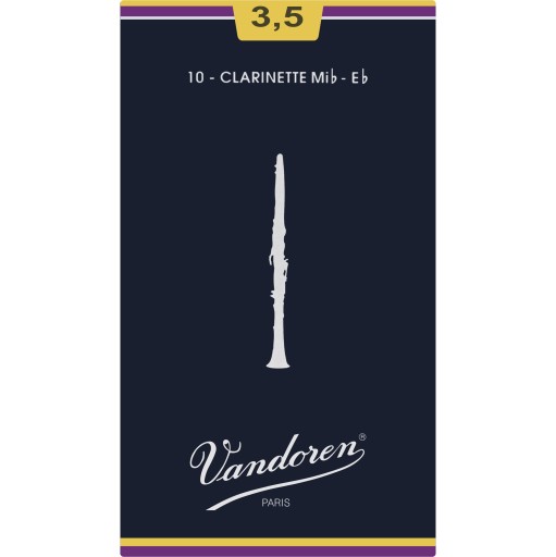 Klarinetový plátok v Es Eb 3,5 Vandoren Classic Blue CR1135 1 ks.