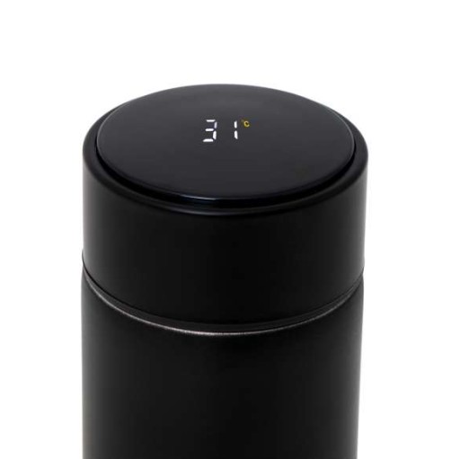 Termoska termohrnček smart LED 500ml čierna