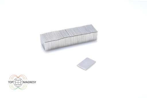 Neodymový tanierový magnet MPŁ 15x10x1 N38 10 ks.