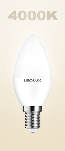 E14 12W LED žiarovka = 100W SMD 4000K neutrálna Premium LEDLUX nebliká