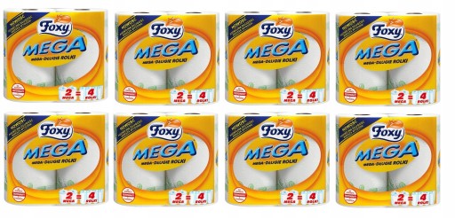 Foxy Mega - Kuchynská utierka, 2-vrstvová, biela