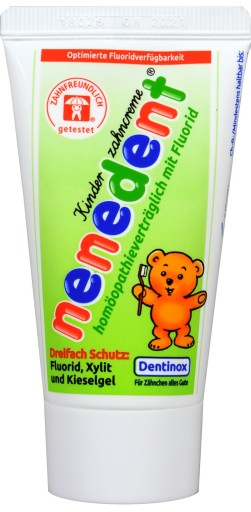 NENEDENT Dentinox Detská zubná pasta s fluoridom 50ml