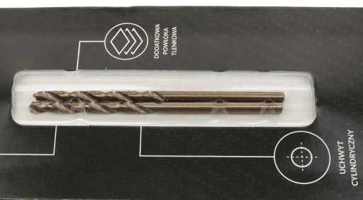 SCHMITH KOBALTOVÝ VRTÁK KOVOVÝ VRTÁK 2,5mm 2ks SADA PRE LIATINU
