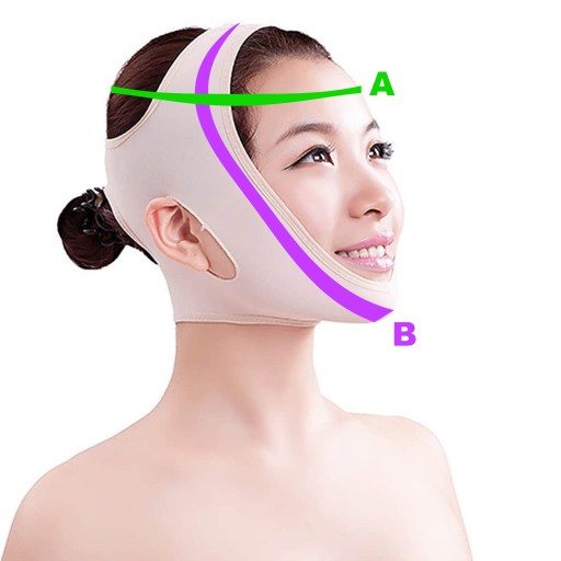 FACE LIFTING SASH BAND CHIN BÉŽOVÁ S